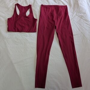 Girlfriend Collective Workout Set Berry Medium
